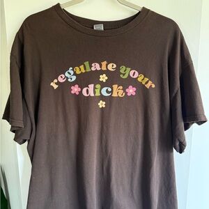 Gildan Brown Heavy Cotton T-Shirt